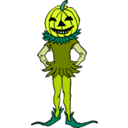 download Pumpkin Boy Color Version clipart image with 45 hue color