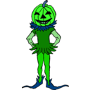 download Pumpkin Boy Color Version clipart image with 90 hue color