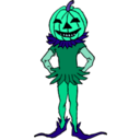 download Pumpkin Boy Color Version clipart image with 135 hue color