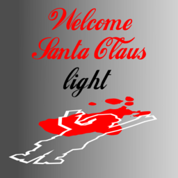 Welcome Santa Claus Light