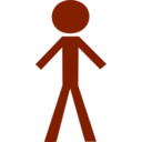 download Stick Figure Male clipart image with 135 hue color