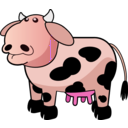 download Colour Cow 1 clipart image with 315 hue color