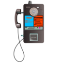 download Public Telephone clipart image with 315 hue color