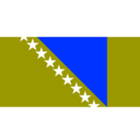 download Bosnia And Herzegovina clipart image with 180 hue color