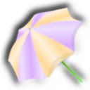 download Sunshade clipart image with 90 hue color