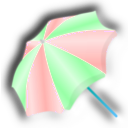 download Sunshade clipart image with 180 hue color