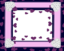 Pink Purple Heart Frame
