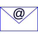 download Email Simple 15 clipart image with 180 hue color
