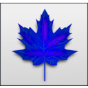 download Maple Leaf clipart image with 225 hue color