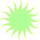 download Sun clipart image with 45 hue color