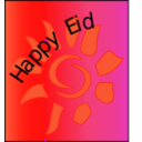 download Happy Eid clipart image with 315 hue color