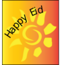 download Happy Eid clipart image with 0 hue color