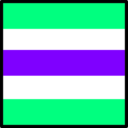 download Signalflag Charlie clipart image with 270 hue color