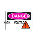 download Danger High Voltage Alt 1 clipart image with 315 hue color