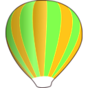 download Hot Air Balloon Work In Progress clipart image with 45 hue color