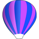 download Hot Air Balloon Work In Progress clipart image with 225 hue color