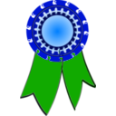 download Award Ribbon clipart image with 90 hue color