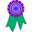 download Award Ribbon clipart image with 135 hue color