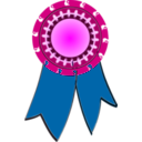 download Award Ribbon clipart image with 180 hue color