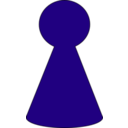 download Ludo Piece Plum Purple clipart image with 315 hue color