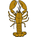 download Lobster clipart image with 45 hue color