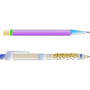 download Pencil And Pen clipart image with 45 hue color