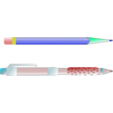 download Pencil And Pen clipart image with 0 hue color