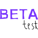 download Beta Test Vector clipart image with 225 hue color