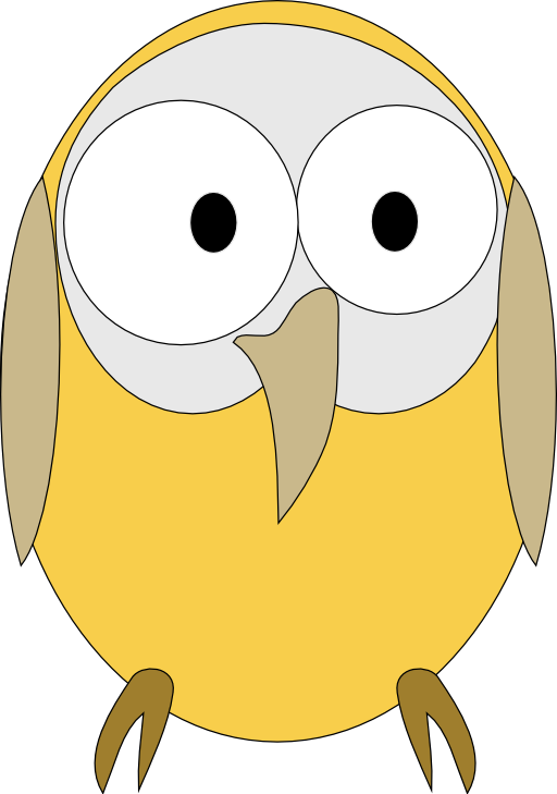 Staring Yellow Owl