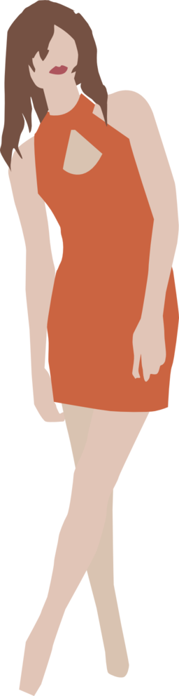 Girl In Simple Dress