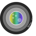 download Aperture clipart image with 45 hue color