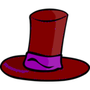 download Purple Hat clipart image with 90 hue color
