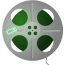 download Film Tape Reel clipart image with 90 hue color