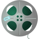 download Film Tape Reel clipart image with 135 hue color