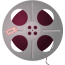download Film Tape Reel clipart image with 315 hue color