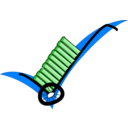 download Librarycheckout Approved clipart image with 90 hue color