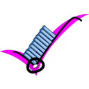 download Librarycheckout Approved clipart image with 180 hue color