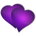 download Herzen clipart image with 270 hue color