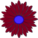 download Fiore clipart image with 225 hue color