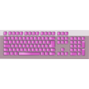download Keyboard clipart image with 45 hue color