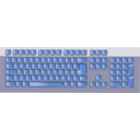 download Keyboard clipart image with 315 hue color