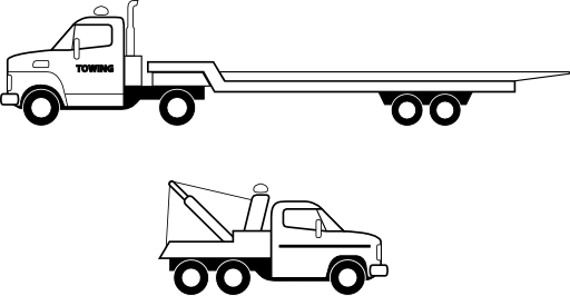 Deux Camions Noirs