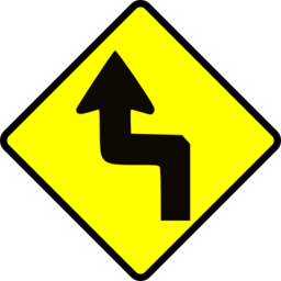 Caution Zig Zag