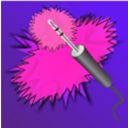 download Jack Audio Plug Zap clipart image with 270 hue color