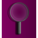 download Magnifying Glass clipart image with 315 hue color