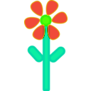 download Flower clipart image with 45 hue color