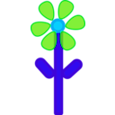 download Flower clipart image with 135 hue color