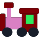 download Kiddy Train clipart image with 135 hue color