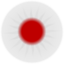 Rounded Japan Flag