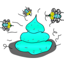 download Flys Shit Feces clipart image with 135 hue color